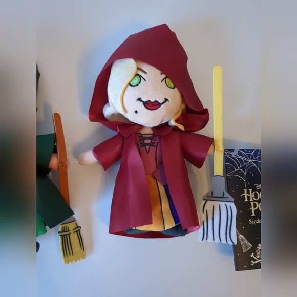 New DISNEY PARKS Sanderson Sisters Plush 3 Pc Set Hocus Pocus Small HALLOWEEN - Picture 4 of 8